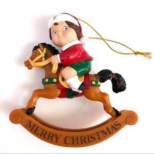 3/15 Campbell Soup Kid Rocking Horse Ornament